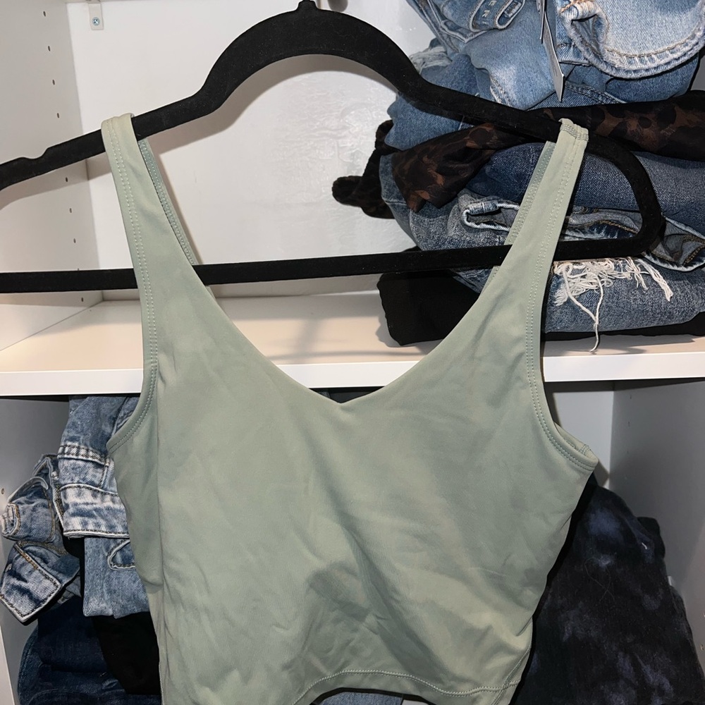Women's Sage Green Tank Top